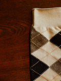 Old British diamond pattern elements socks