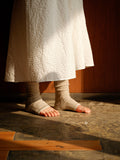 Knitted half-length socks