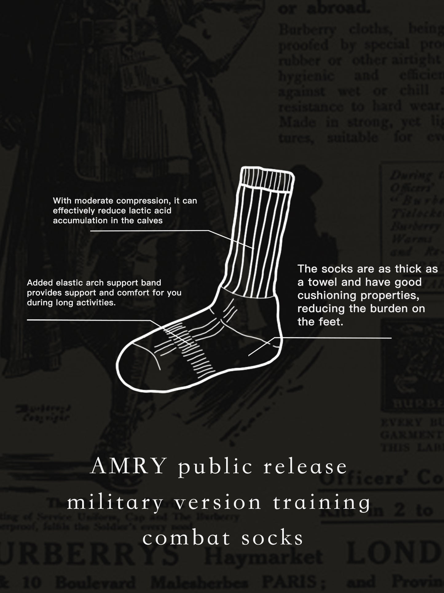 AMRY public release  military version training  combat socks