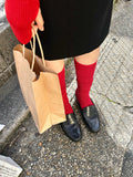 Women's long-staple cotton calf socks