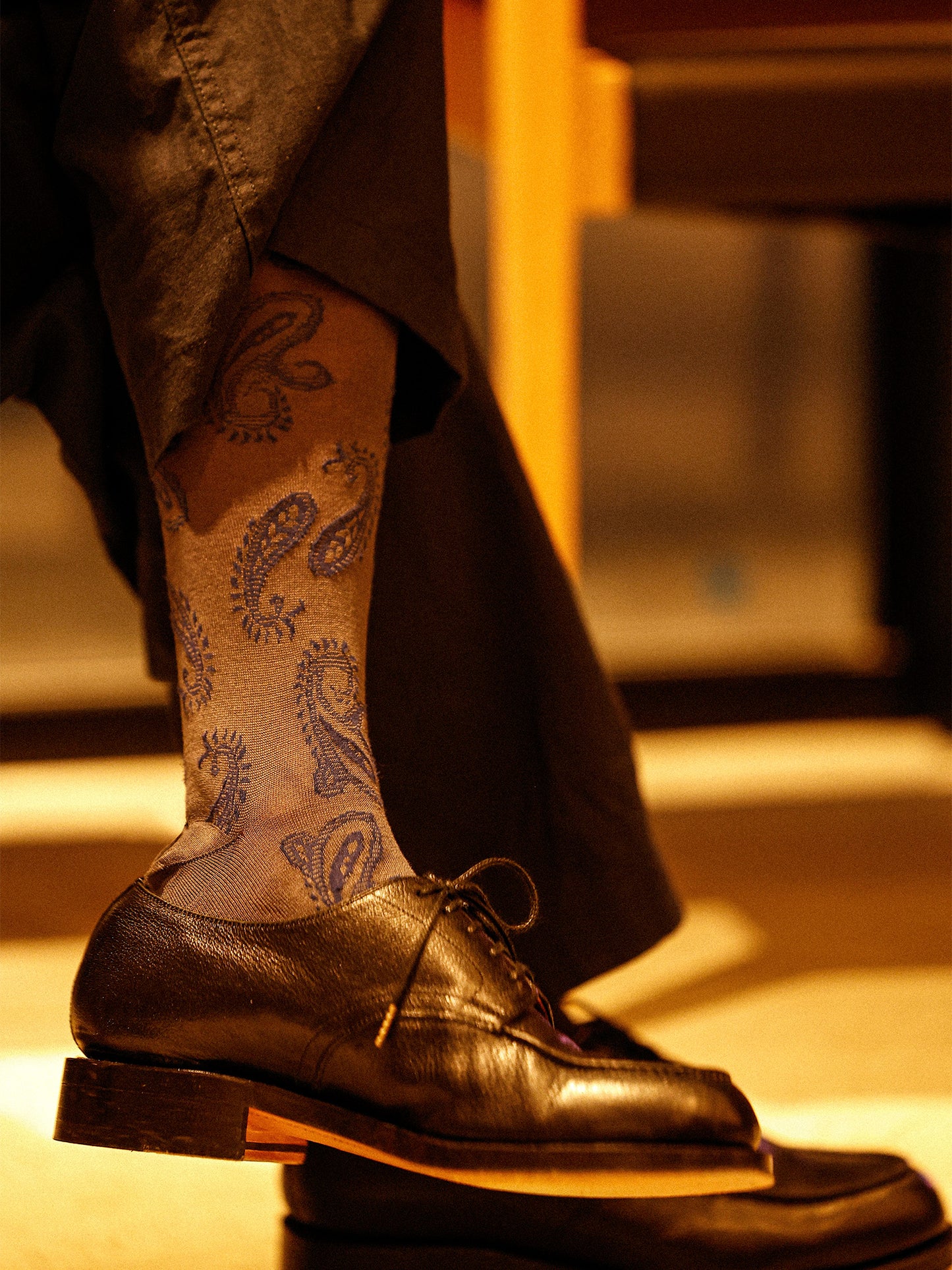 Paisley Prints dress socks