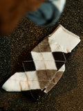 Old British diamond pattern elements socks