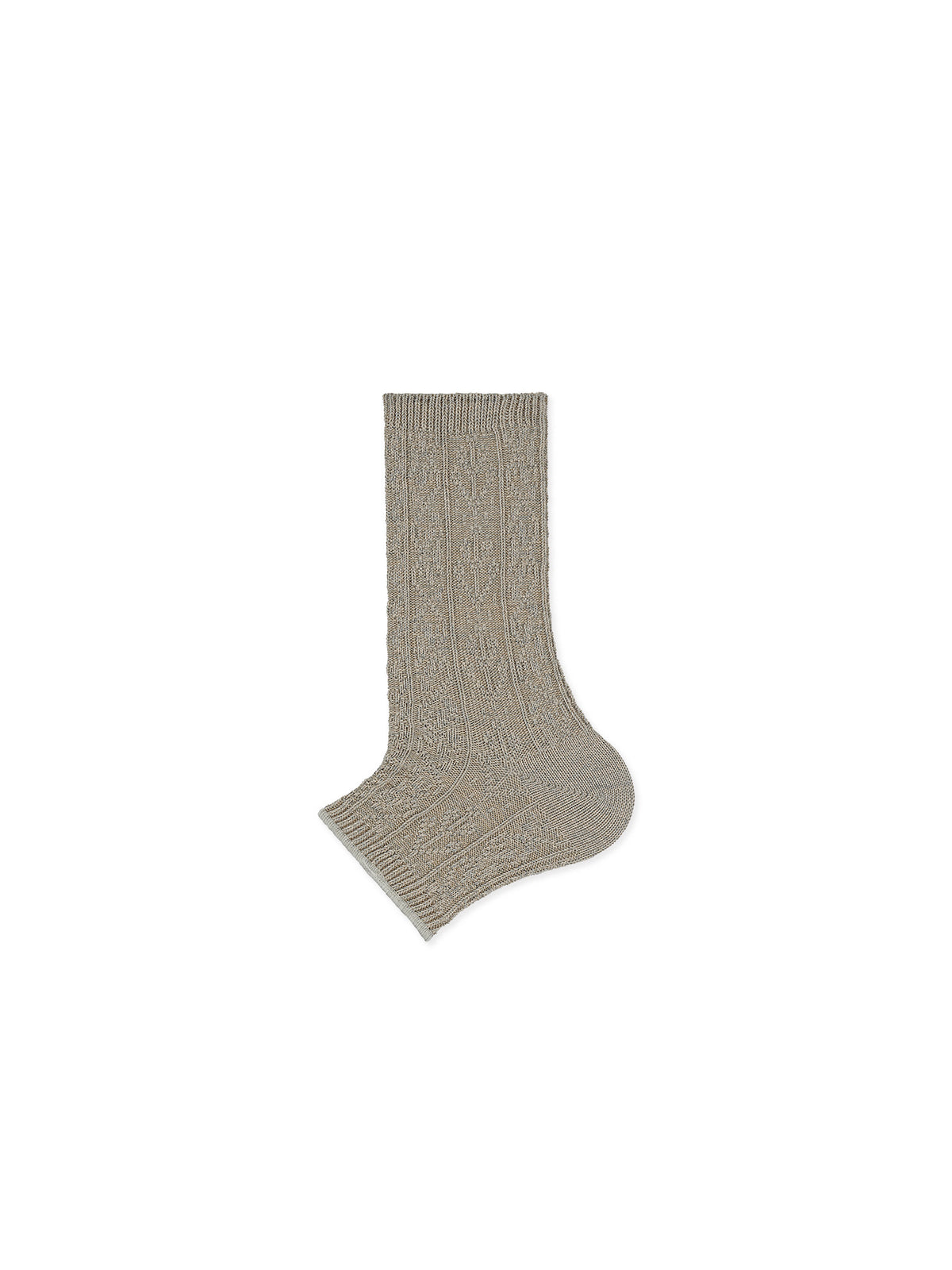Knitted half-length socks