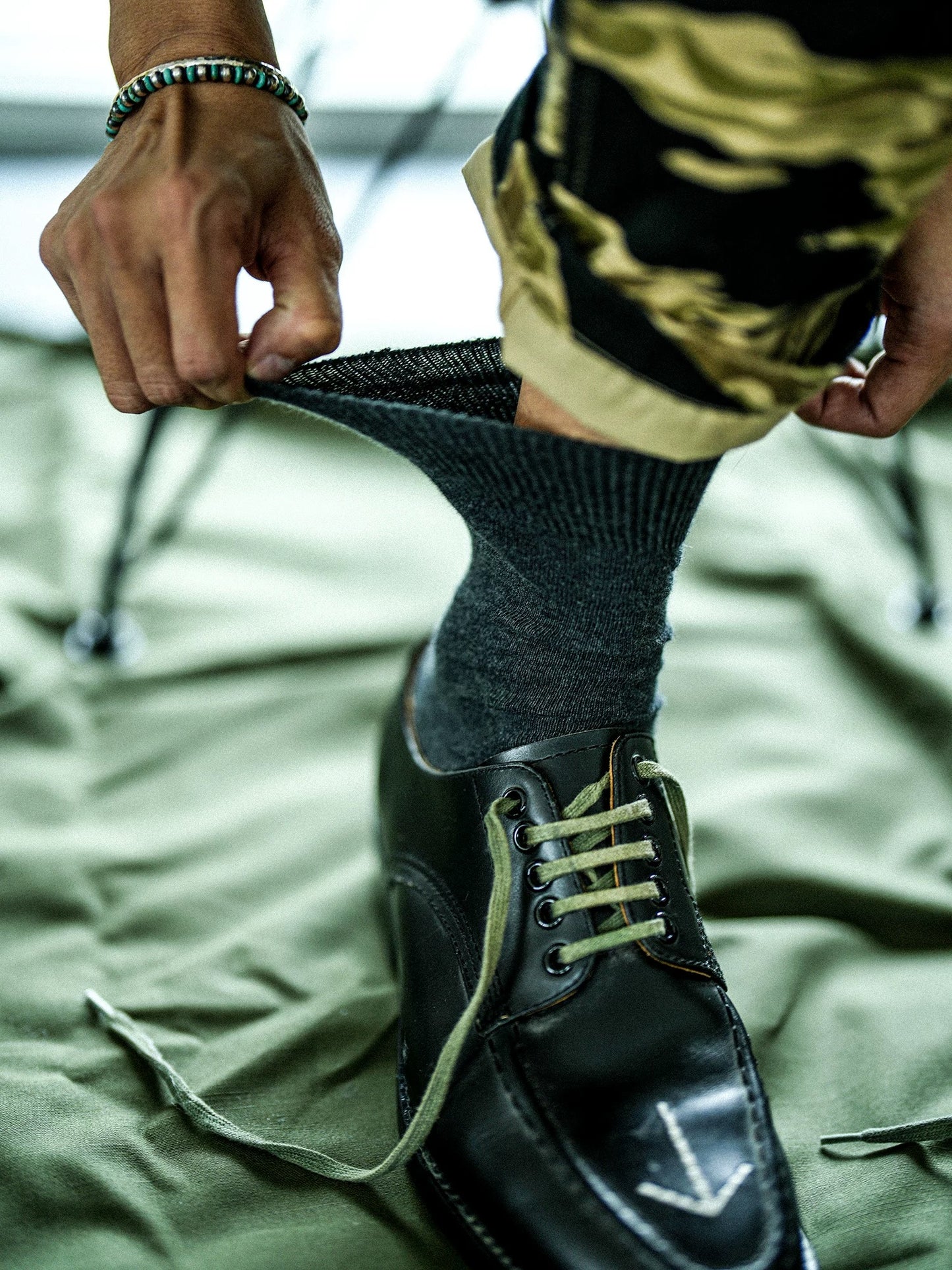 Italian traditional military socks