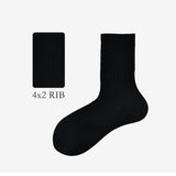 Linen-Cotton Crew Socks